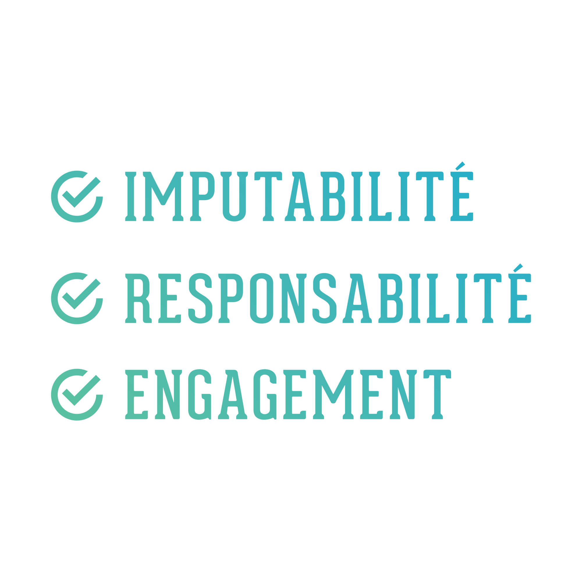 Imputabilité, responsabilité, engagement