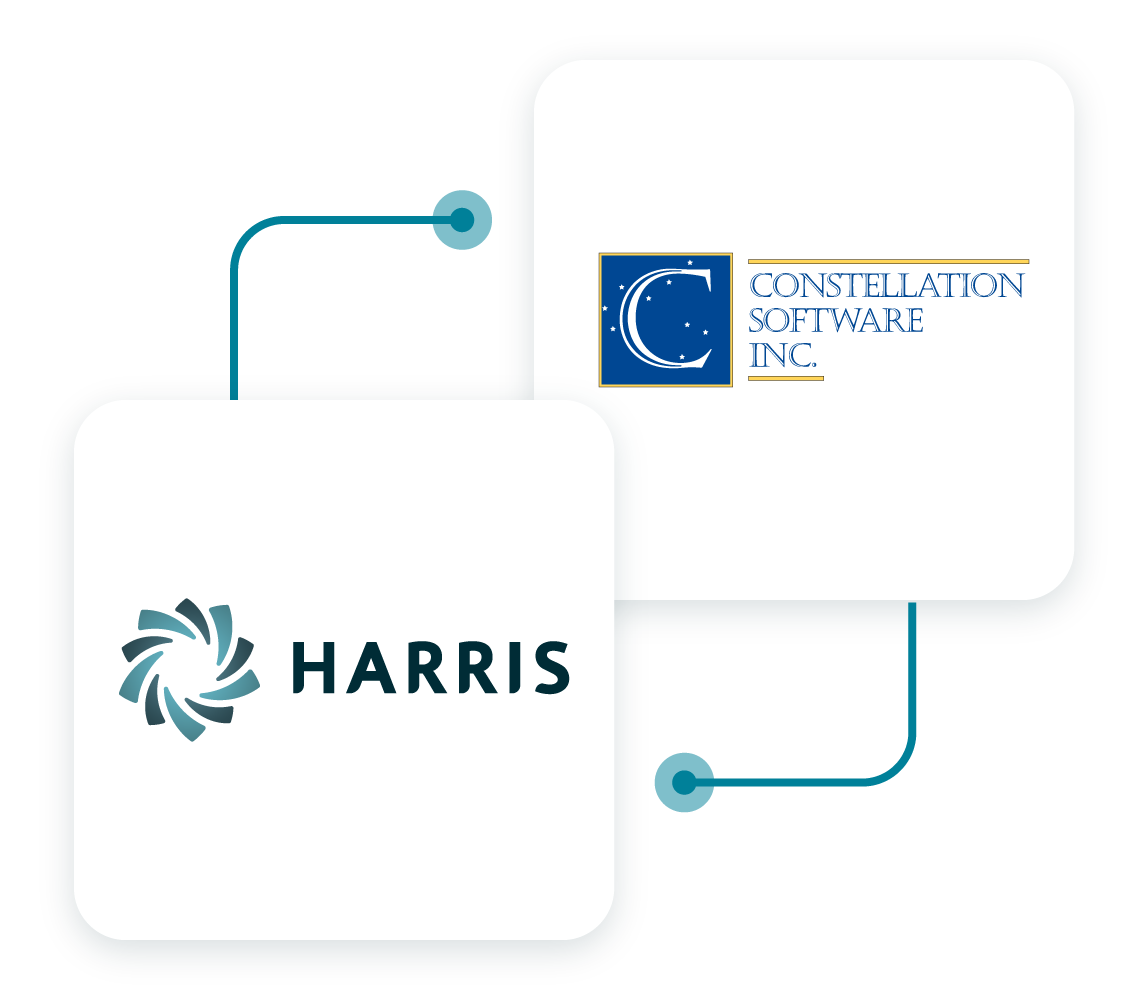 Harris + CSI logos